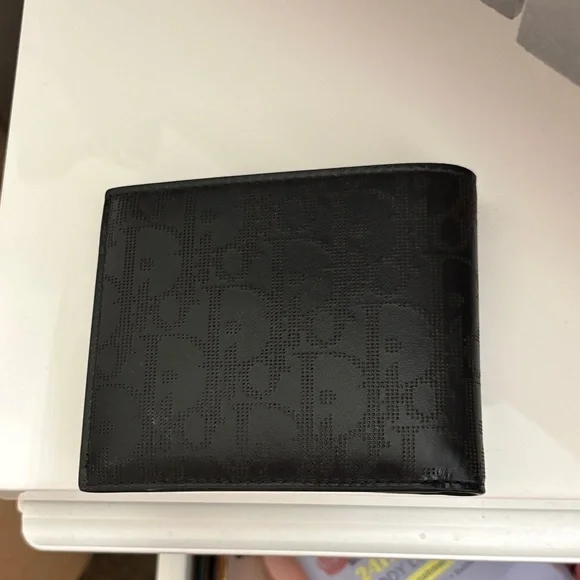 Dior Black Monogram Key & Card Holder